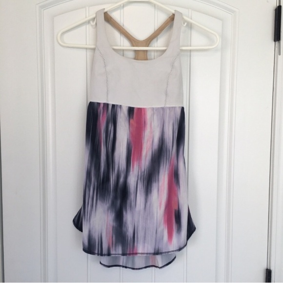 Lululemon Mirage Deep Indigo White Venus tank 4 - Picture 2 of 8